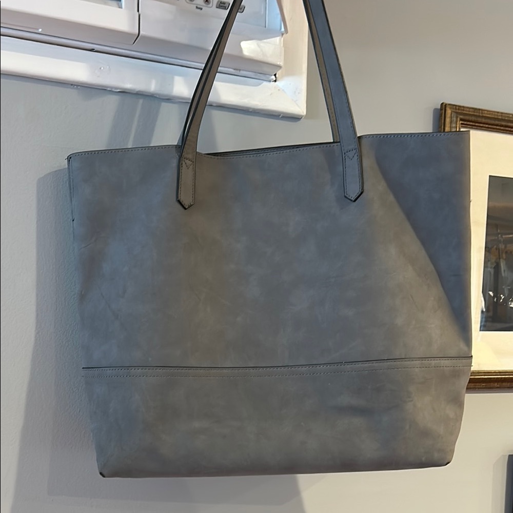 Oversized Taylor Tote. Grey Suede. Oprah pick!